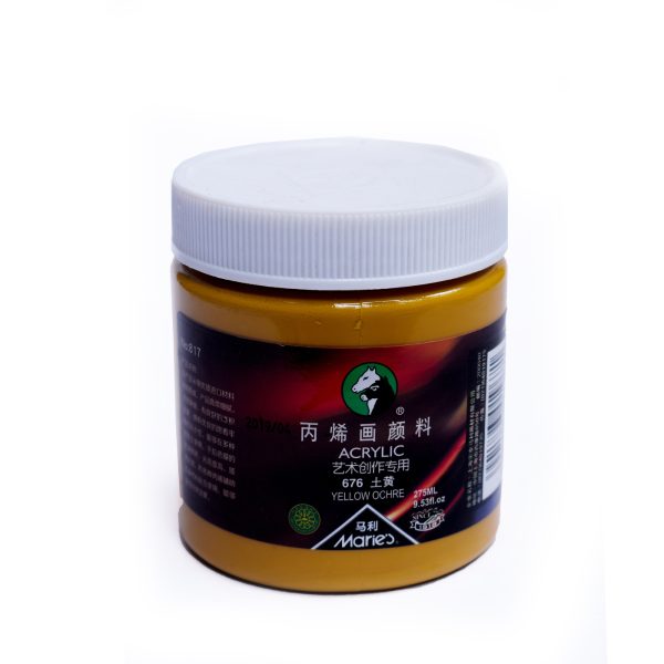 275ml Marie?s Acrylic Paint ? Yellow Ochre