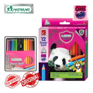 MasterArt Super Soft Coloured Pencils | 12 Colour Set