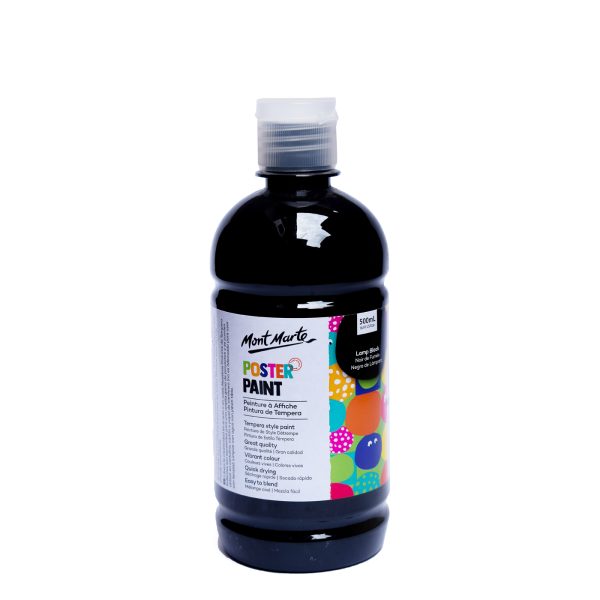 500ml Mont Marte Kids Poster Paint ? Black