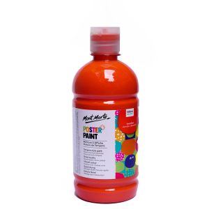 500ml Mont Marte Kids Poster Paint ? Vermilion