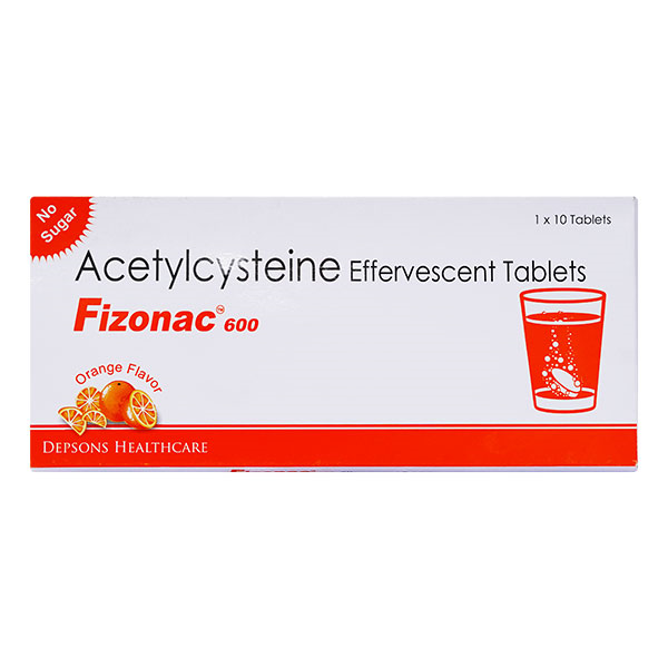FIZONAC ORANGE FLAVOUR 600 Effervescent Tablet 10?s