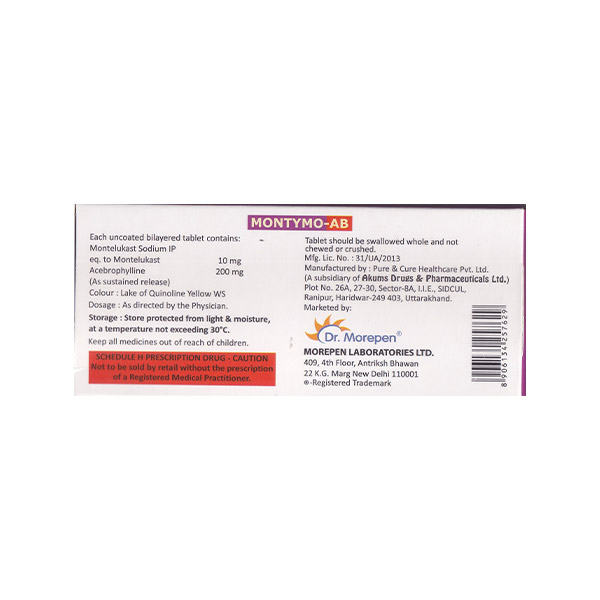 MONTYMO AB Tablet 10?s