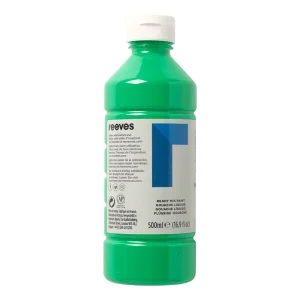 500ml Reeves Ready Mix Gouache Paint ? Brilliant Green