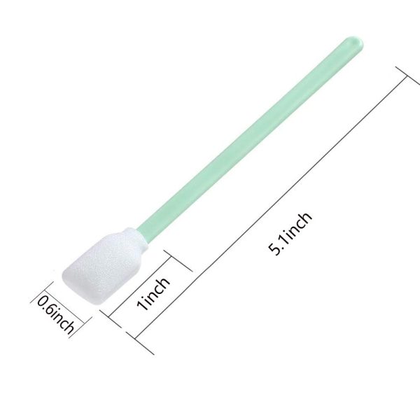 200 PCS Professional Foam Cleaning Swab Sticks for Lab, Dust-Free Cleaning Sponge Tip Swabs for Printer Heads, Scanners, Camera Lenses, Chip Hard Disk Industries, Optical Lenses and Optical Equipment - Image 2