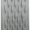 Heytaful Lab Drying Racks Pegboard Bench-top Wall-Mount Laboratory Glassware Cleaning Equipment (27 Grey)