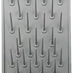 Heytaful Lab Drying Racks Pegboard Bench-top Wall-Mount Laboratory Glassware Cleaning Equipment (27 Grey)