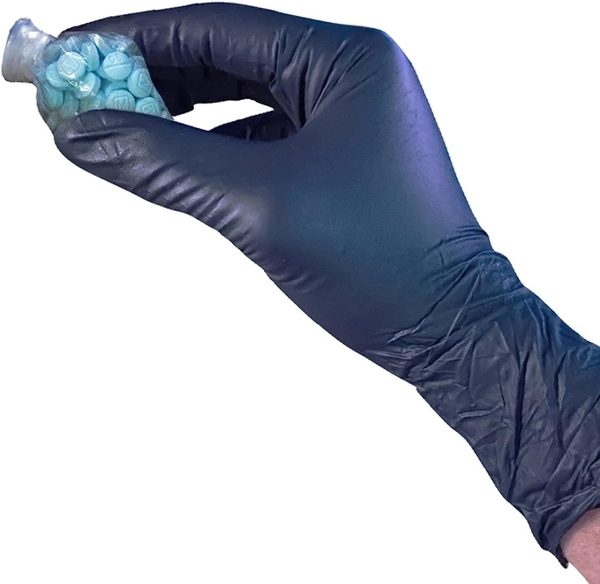 Adenna KODA Nitrile Exam, Sensitive Skin, Powder Free Disposable Gloves, 5.5 Mil, Box of 100, Black Medium, GL-NCF235BKFM - Image 5
