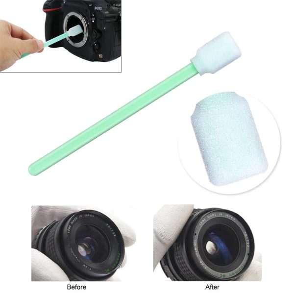 200 PCS Professional Foam Cleaning Swab Sticks for Lab, Dust-Free Cleaning Sponge Tip Swabs for Printer Heads, Scanners, Camera Lenses, Chip Hard Disk Industries, Optical Lenses and Optical Equipment - Image 7