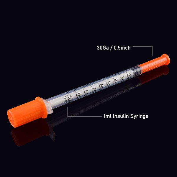 1ml/cc Lab Consumables with 30 Ga/0.5'' Individually Wrapped (20Pack) - Image 2