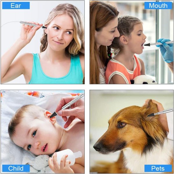 Digital Otoscope with 4.5 Inches Screen, Anykit 3.9mm Ear Camera with 6 LED Lights, 32GB Card, Ear Wax Removal Tool, Specula and 2500 mAh Rechargeable Battery, Supports Photo Snap and Video Recording - Image 7