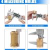 Digital Caliper Measuring Tool, Stainless Steel Vernier Caliper Digital Micrometer with Large LCD Screen, Easy Switch from Inch Metric Fraction, 6 Inch Caliper Tool for DIY/Household - Image 4