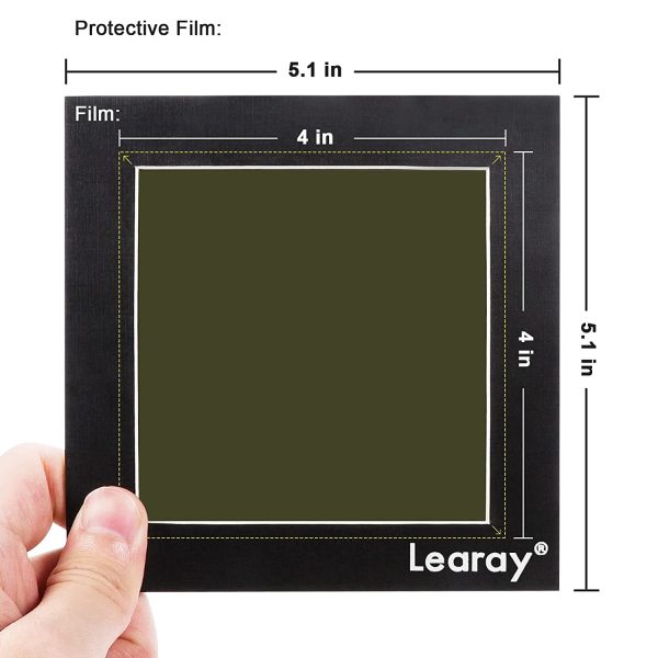 4 x 4 Inch Magnetic Field Viewing Film, Magnetic Field Viewer, Magnetic Flux Display, Magnet Pattern Detector, See Magnetic Field for Scientific Project - Image 4