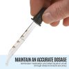 Eye Dropper - (Pack of 2) Bent & Straight Tip Calibrated Glass Medicine Droppers for Medications or Essential Oils Pipette Dropper for Accurate Easy Dose and Measurement (1 mL Capacity) - Image 4