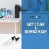 Eye Dropper - (Pack of 2) Bent & Straight Tip Calibrated Glass Medicine Droppers for Medications or Essential Oils Pipette Dropper for Accurate Easy Dose and Measurement (1 mL Capacity) - Image 8