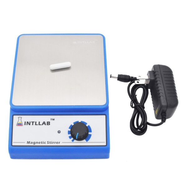 INTLLAB Magnetic Stirrer Stainless Steel Magnetic Mixer with stir bar (No Heating) Max Stirring Capacity: 3000ml - Image 4
