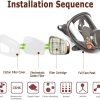 MOARON Full Face Respirаtor Reusable, Organic Vapor Respirаtor Compatible with Particulate Filter, Protection for Painting, Machine Polishing, Welding, Same as 6000 6800 7800 FF-400 V-Series - Image 2