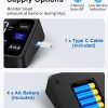 VERWINT Automatic Blood Pressure Machine Upper Arm with Large Backlit Display, Accurate Digital BP Monitor with Adjustable Cuff 8.6"-16.5", 3x199 Sets Memory, Include Batteries and Type C Cable - Image 7