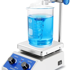 ANZESER Magnetic Stirrer Hot Plate w/Stir Bar,100-2000rpm Magnetic Hotplate Stirrer, 200W Heating Power Hot Plate Stirrer, Max 520℉ Hot Plate with Magnetic Stirrer