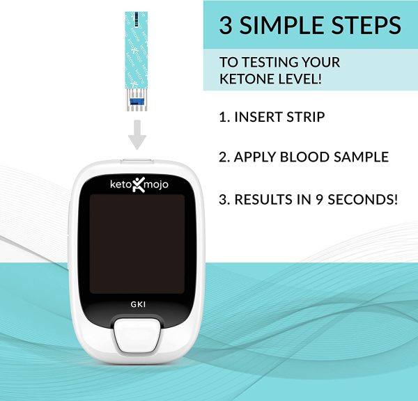 KETO-MOJO Test Strip Combo Pack for Use ONLY with The New GK+ Meter | 60 Blood Glucose + 60 Blood Ketone (120ct) - Image 7
