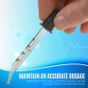 Eye Dropper - (Pack of 2) Bent & Straight Tip Calibrated Glass Medicine Droppers for Medications or Essential Oils Pipette Dropper for Accurate Easy Dose and Measurement (1 mL Capacity) - Image 3