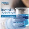 PYREX Griffin Borosilicate Glass Beaker- Low Form Graduated Measuring Beaker with Spout– Premium Scientific Glassware for Laboratories, Classrooms or Home Use - PYREX Chemistry Glassware, 600mL, 2/Pk - Image 8