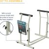 Drive Medical RTL12079 Toilet Safety Frame, Stand Alone Toilet Rails, Easy to Install Toilet Railing, Toilet Seat Frame for Elderly, Adjustable Handrails for Toilet Seat - Image 3