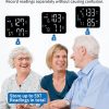 VERWINT Automatic Blood Pressure Machine Upper Arm with Large Backlit Display, Accurate Digital BP Monitor with Adjustable Cuff 8.6"-16.5", 3x199 Sets Memory, Include Batteries and Type C Cable - Image 4