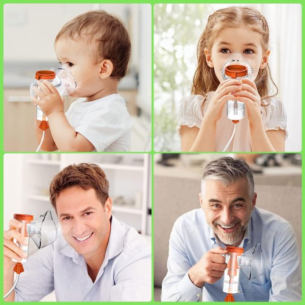 Compressor Nebulizer Machine, Desktop Nebulizer Machine for Adults and Kids Upgraded Jet Nebulizer with Complete Accessories Personal Steam Inhaler Cool Mist Kits for Home, Travel and Office - Image 8