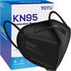 YOTU KN95 Face Masks 60 Pcs,5 Layers Cup Dust Mask,Filter Efficiency 95%, Suitable for Home Work Restaurants