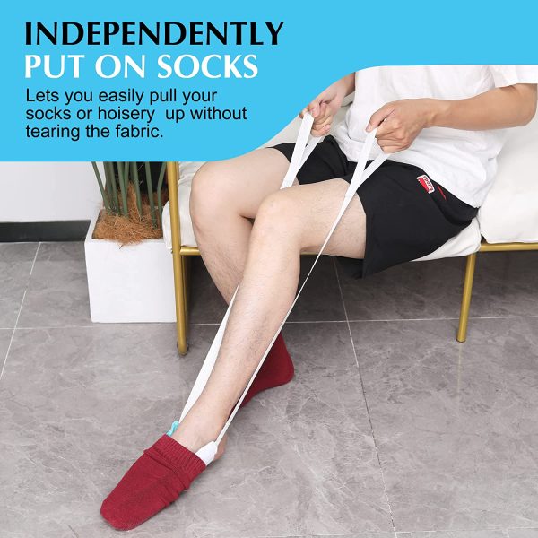 CAidRE Sock Aid - Sock Aide Device for Seniors, Disabled, Pregnant, Diabetics - Sock Helper Device No Bending - Image 5