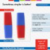 Dowling Magnets - 712 North/South Bar Magnets (3.13 inches Long x 1 inch Wide x .38 inch Thick), Set of 2