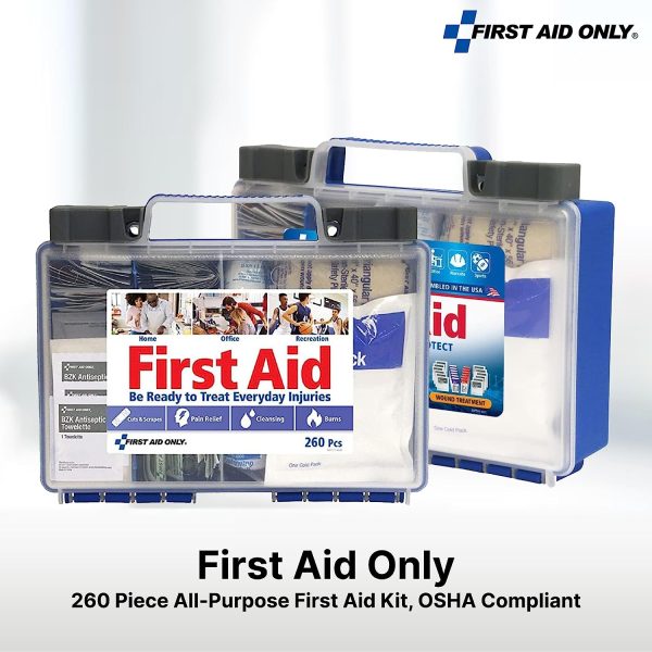 First Aid Only 260 Piece All-Purpose First Aid Kit, OSHA Compliant - Image 2