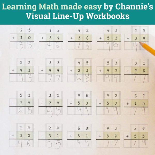 Channie's One Page A Day Double Digit Math Problem Workbook for 1st Graders, 2nd Graders, and 3rd Grade Simply Tear Off On Page a Day For Math Repetition Exercise! Addition and Subtraction Workbook - Image 2