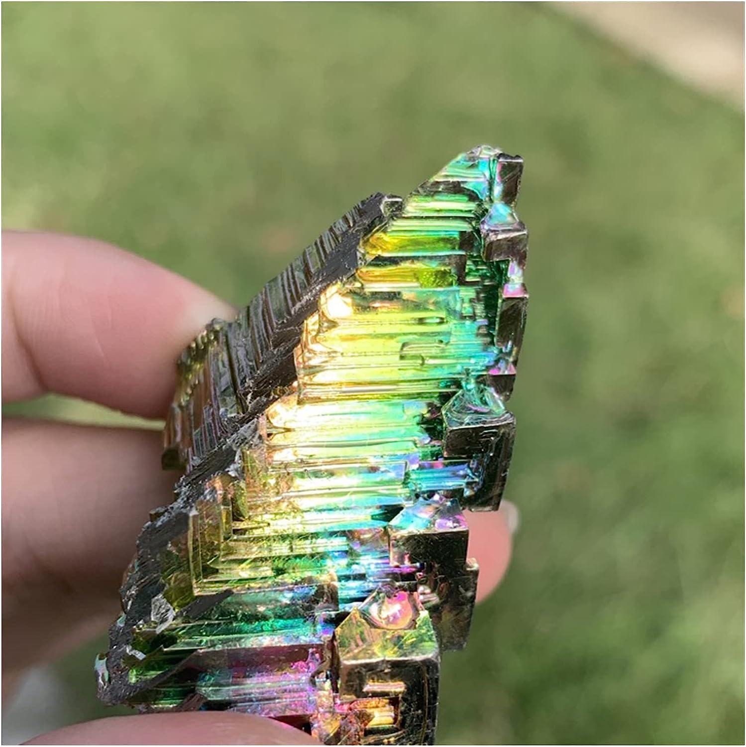  Natural Bismuth Ore,Rainbow Bismuth, Metal Crystal,Crystal  Gifts,Mineral Specimen,Home Decoration,Rainbow Bismuth, Metal Crystal :  Industrial & Scientific