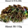 Natural Bismuth Ore,Rainbow Bismuth, Metal Crystal,Crystal Gifts,Mineral Specimen,Home Decoration,Rainbow Bismuth, Metal Crystal (Approx: 0.19-0.24Ib) - Image 2