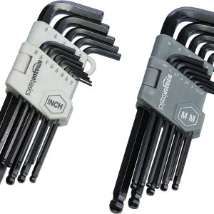 Amazon Basics Hex Key Allen Wrench 26 Set with Ball End