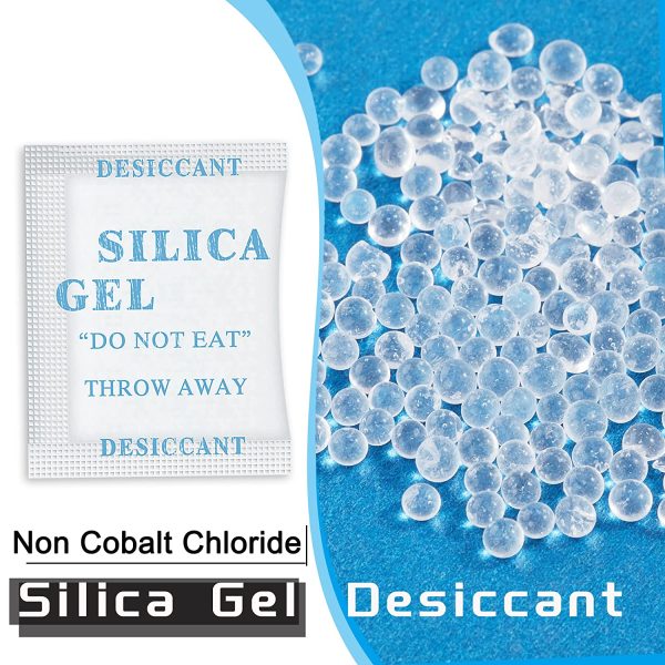 130Pack 2 Gram Silica Packets,Silica Gel Packs, Desiccant Packets,Dessicant Packets for Storage, Silica Packets for Spices Jewelry Shoes Boxes Electronics Storage, Food Safe - Image 3