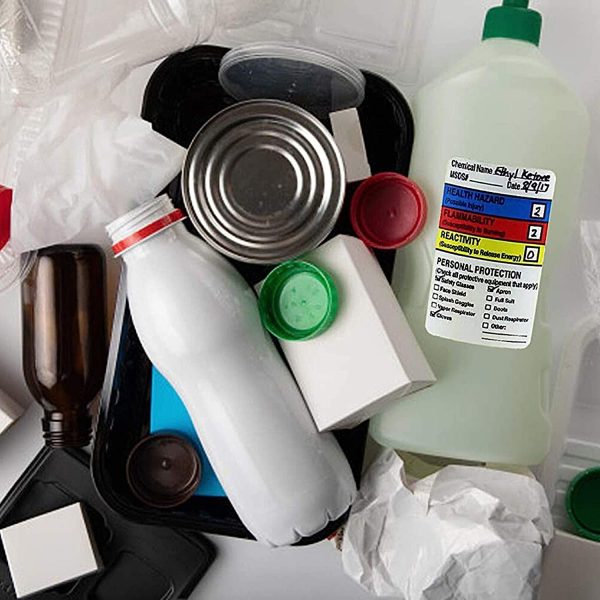 SDS Stickers/MSDS Stickers, 1.5”x2.5”, Roll of 250, Right to Know - Chemical Identifying and Marking, Self Adhesive - Image 5
