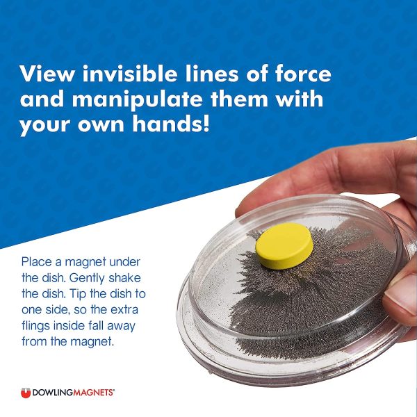 Dowling Magnets Magnetic Field Viewing Kit with Steel Filings - Image 3