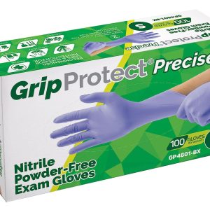 GripProtect Precise Nitrile Exam Gloves | 4 Mil | Chemo-Rated | (Small, 100)