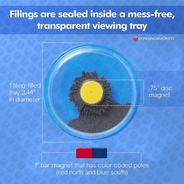 Dowling Magnets Magnetic Field Viewing Kit with Steel Filings - Image 5
