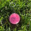 E.coli MAC Petri Dish Keychain / Microbiology Agar Art / Bacteria Science Lab Gift / Science Art