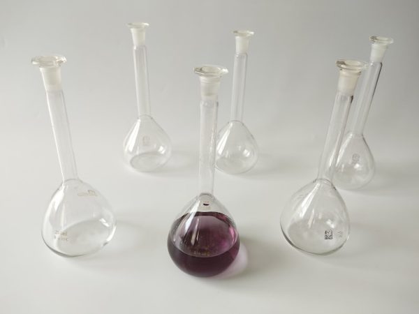 250 ml Laboratory Heat-Resistant Glass Jar / Glassware / Flask -Excellent Antique Laboratory Equipment -  Excellent Condition 1950s