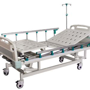 CRANK MANUAL BED WITH OVER HEAD TABLE