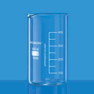 Borosil 1060012 BEAKERS TALL FORM SPOUT DB GR 50 ML