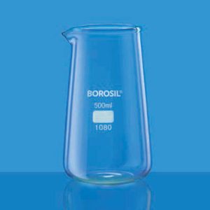 Borosil 1080024 BEAKERS PHILIPS CONICAL WITHSPOUT 500 ML