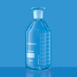 Borosil 1500013 BOTTLES REAGENT WITH I/C STPR 60 ML