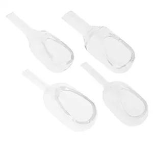 4 Pieces Glass Weighing Boat Round, Weighing Set, Laboratory Glassware Tool