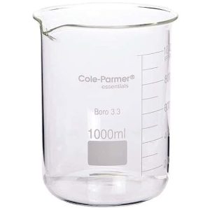 Cole-Parmer Low-Form Beaker, Glass, 5000 mL