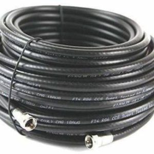 STAR SUNLITE 3ghz 75 Ohm Coaxial RG-6 Direct TV Dish Network Digital Cable Tv Video Cable, with HD Signal Compression Ready Wire not for CCTV Surveillance Camera (20 Meter) Laboratory Wire Gauze  (8 mm x 200 cm)